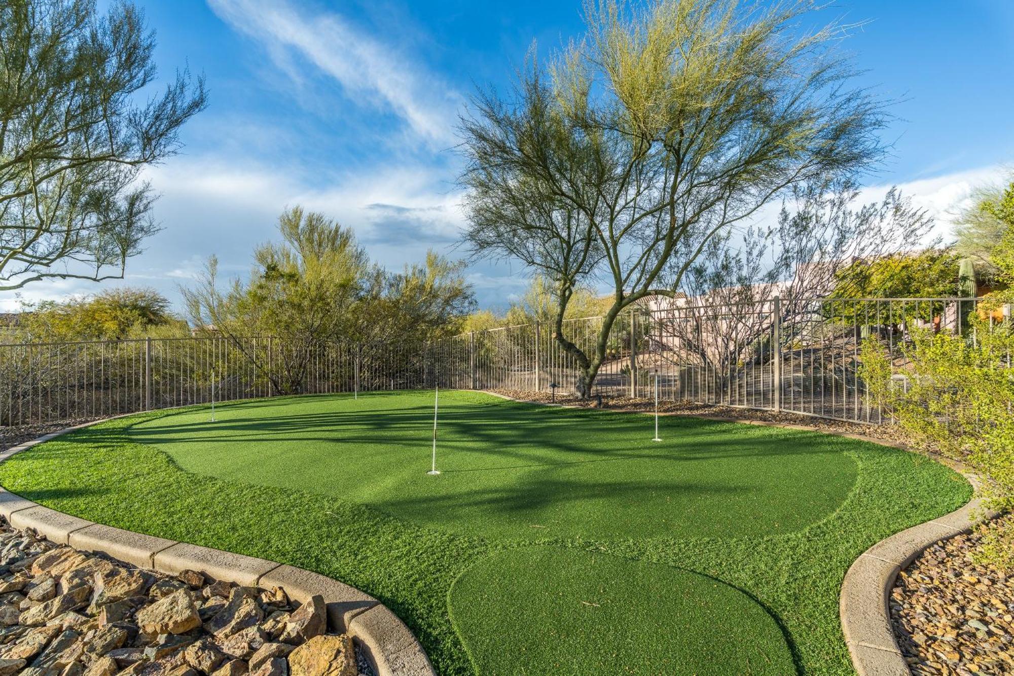 Pinnacle Perfection By Porter Heated Pool W Outdoor Putting Scottsdale
