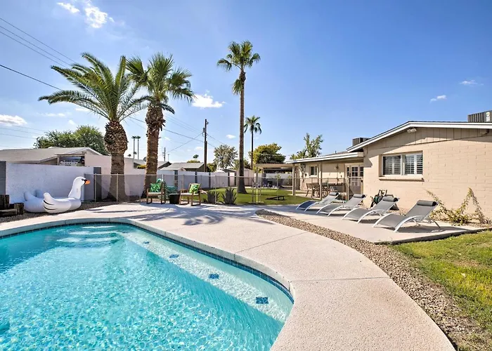 Modern Scottsdale Gem With Pool, Games, Patio And More