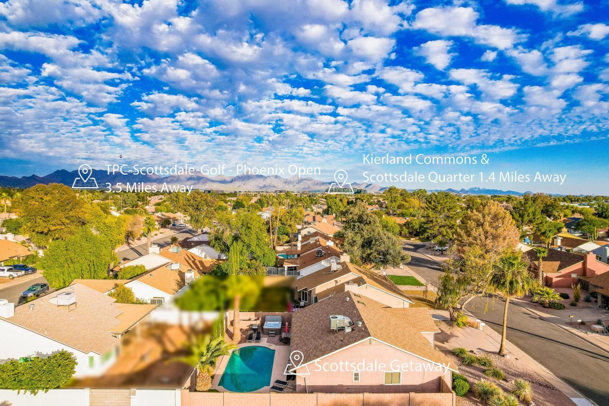 Prime Location, Heated Pool, Hot Tub, Game Room, Holiday home Scottsdale