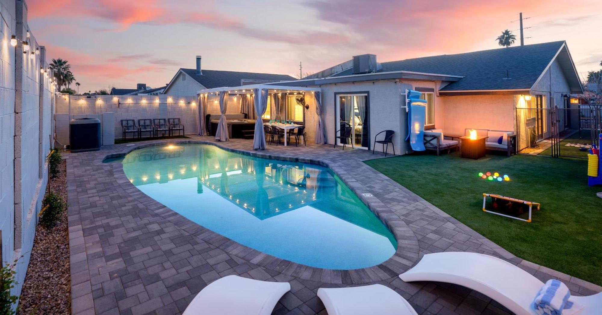Lux New! Heated Pool Option, 2kings, Spa, Old Town, Westworld, Fashion Square Casa de férias *